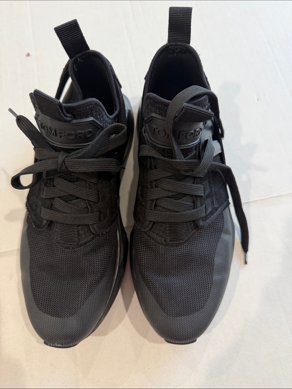 Tom Ford Men's Jago leather trimmed sneaker